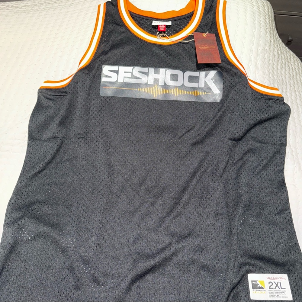 San Francisco Shock Mitchell And Ness 2XL Overwatch‎ 2017-2018 Inaugural